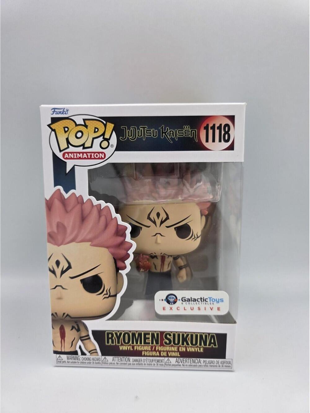 FUNKO POP Anime Jujutsu Kaisen Ryomen Sukuna #1118 vinyl figure galactic toys ex